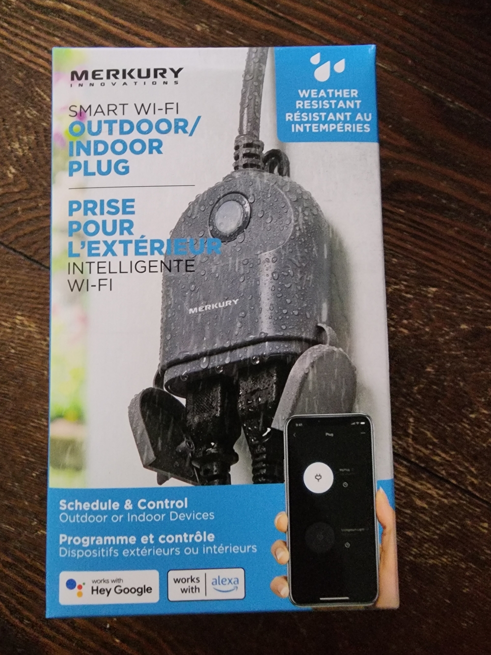 Merkury  Indoor/Outdoor Weatherproof Smart Plug - Duo, 2 Outlets Indoor/Outdoor